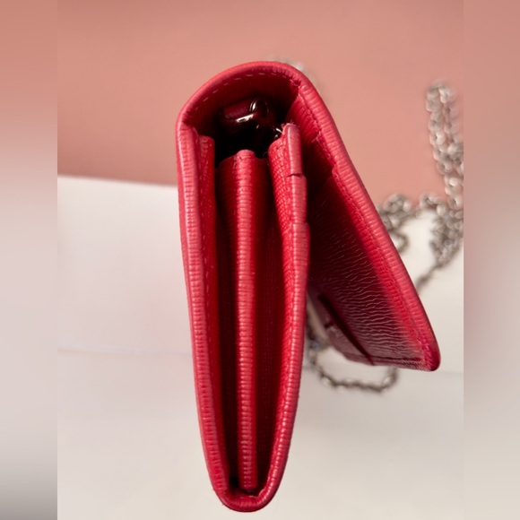 Fendi Chain Wallet WOC - Red - Picture 4 of 14